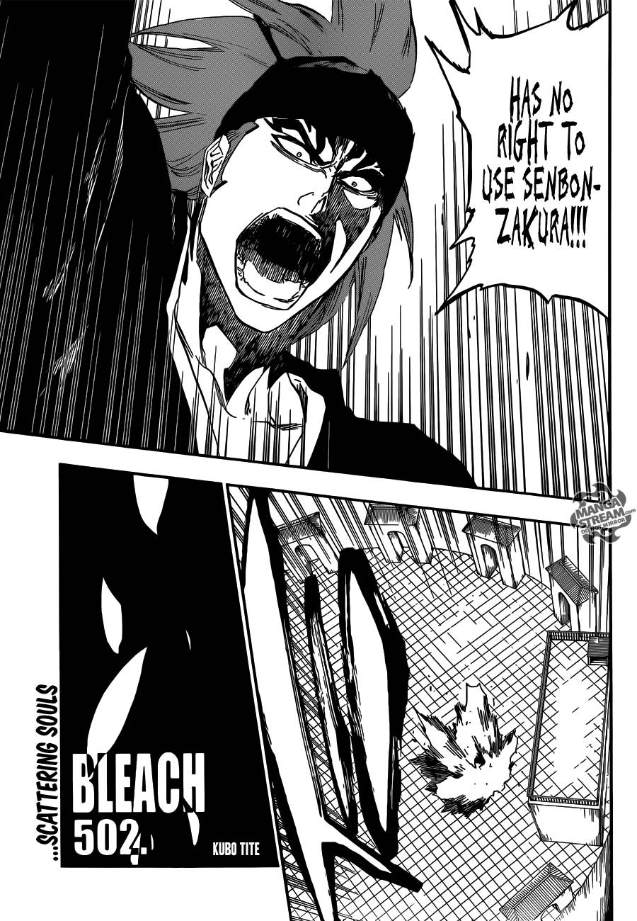 Bleach chapter 502 page 8
