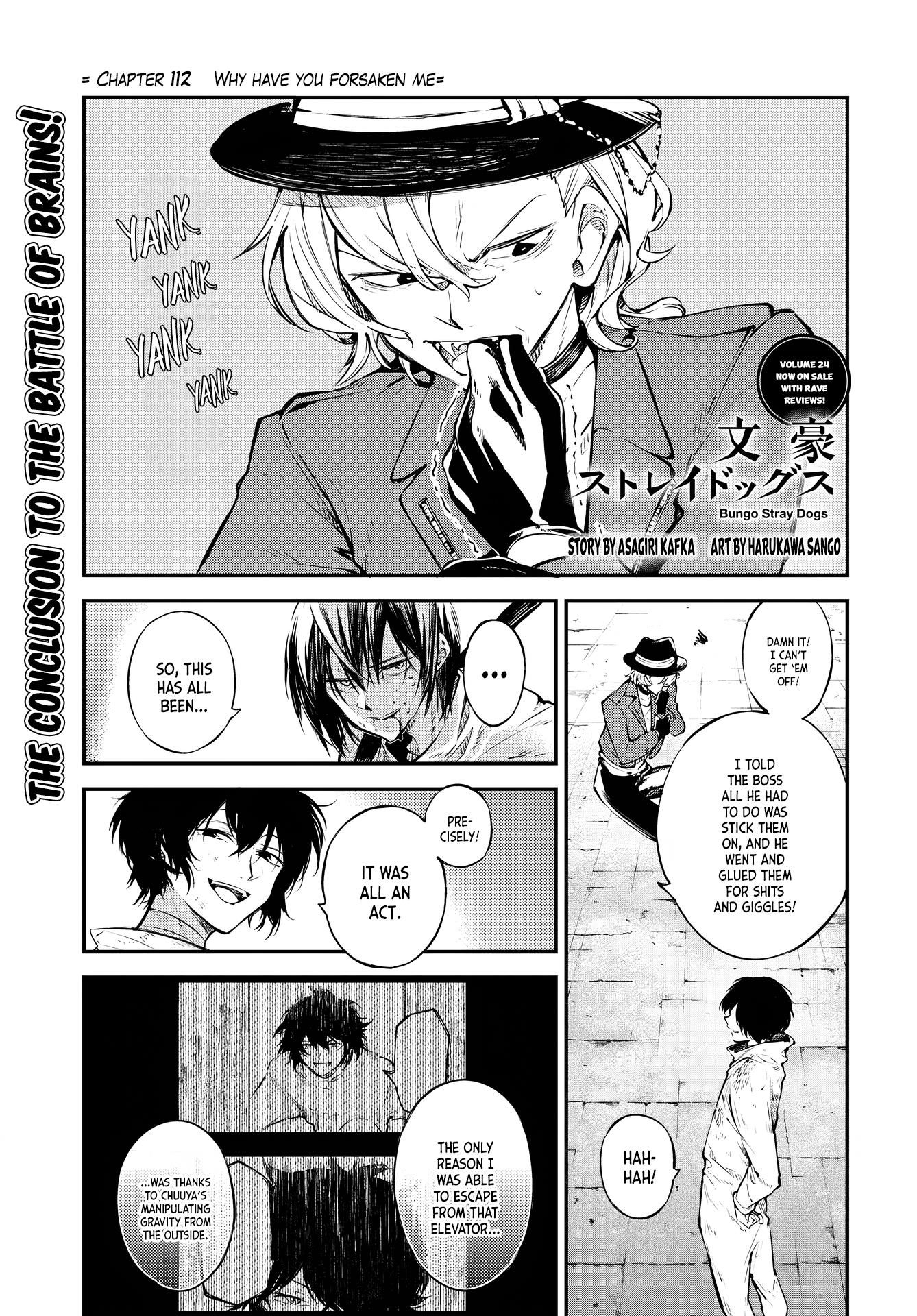Bungo Stray Dogs chapter 112 page 1
