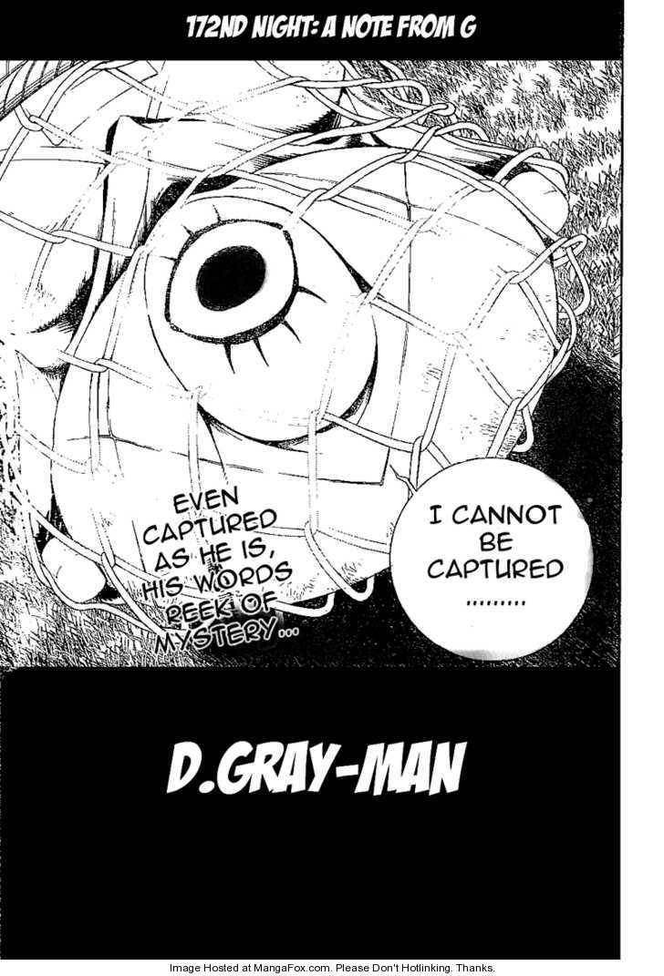 D.Gray-man chapter 172 page 4