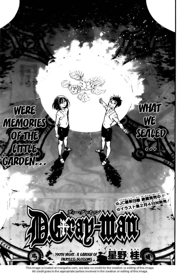 D.Gray-man chapter 190 page 3
