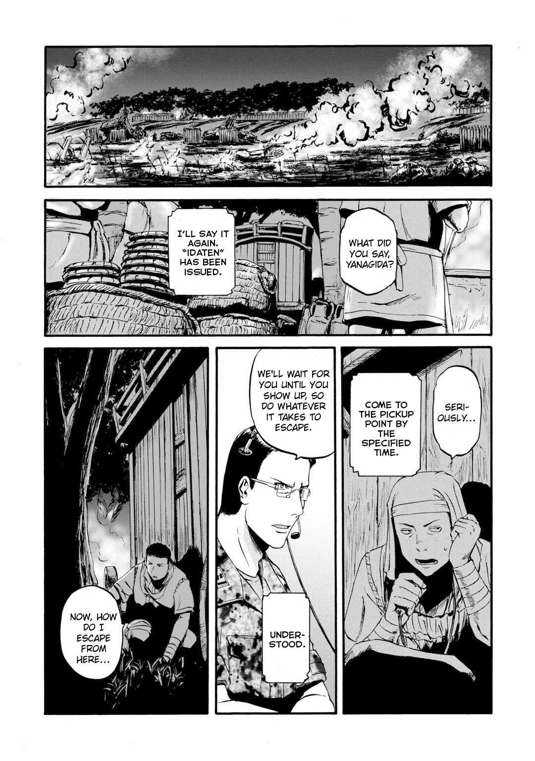 Gate - Jietai Kare no Chi nite, Kaku Tatakeri chapter 131 page 28