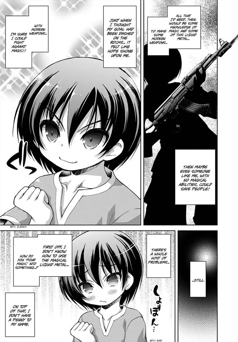 Gun-Ota ga Mahou Sekai ni Tensei shitara, Gendai Heiki de Guntai Harem wo Tsukucchaimashita!? chapter 2 page 12