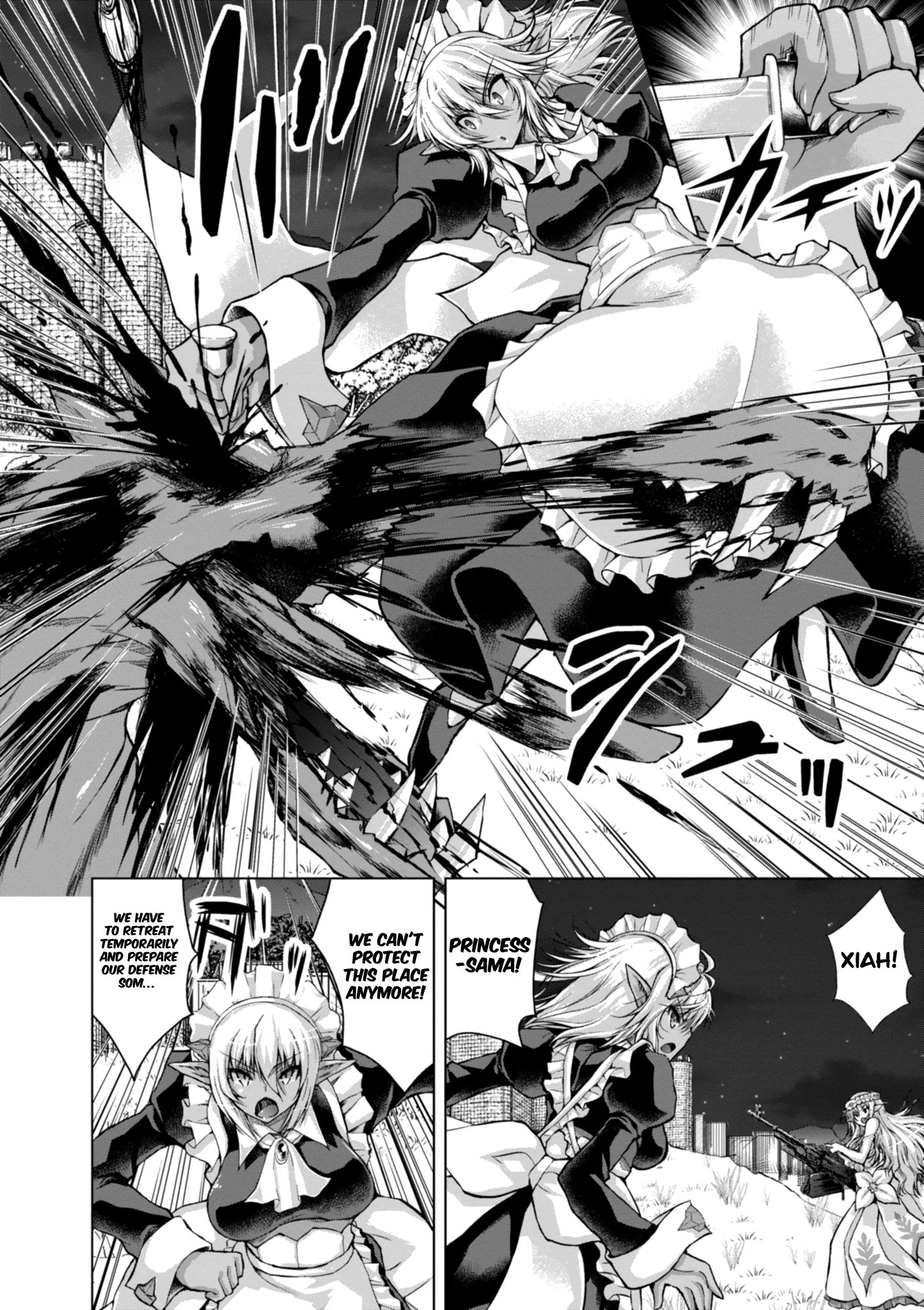 Gun-Ota ga Mahou Sekai ni Tensei shitara, Gendai Heiki de Guntai Harem wo Tsukucchaimashita!? chapter 38 page 6