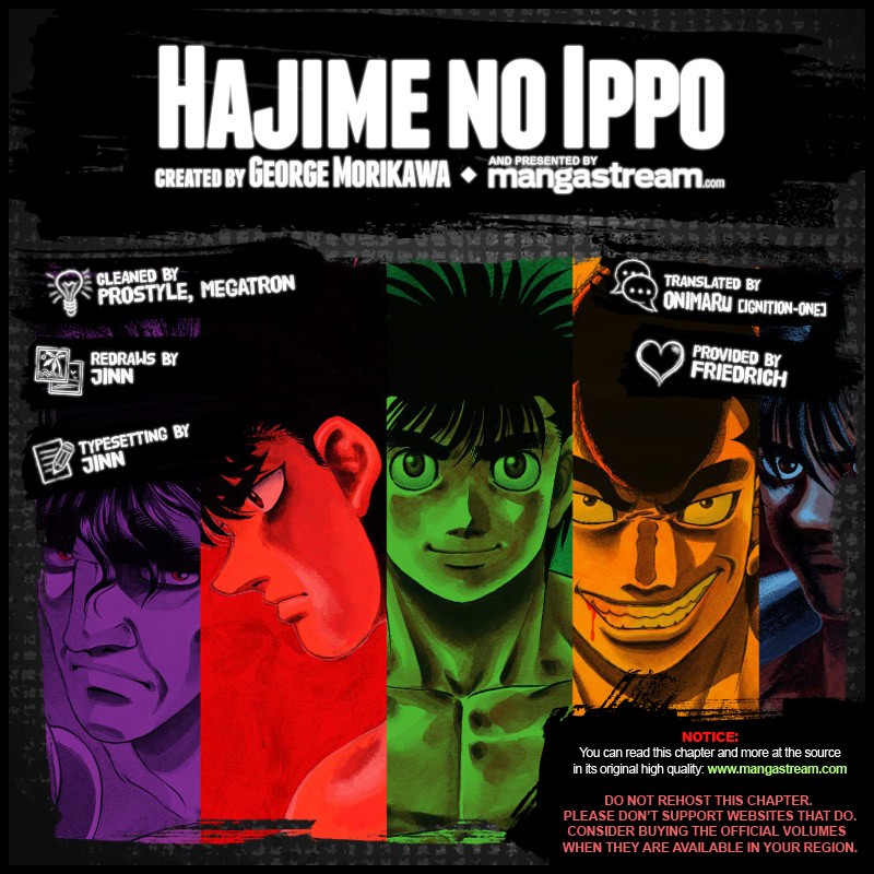 Hajime no Ippo chapter 990 page 1