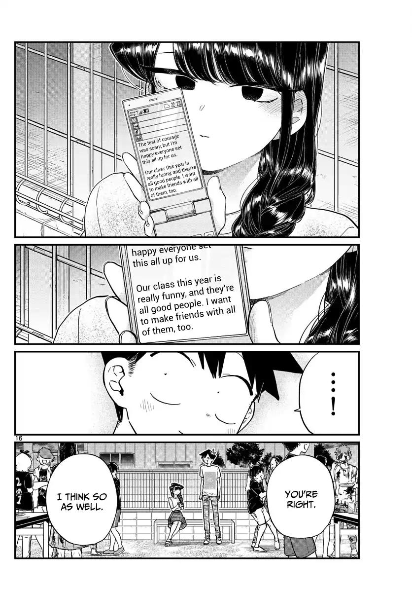 Komi-san wa Komyushou Desu chapter 181 page 16