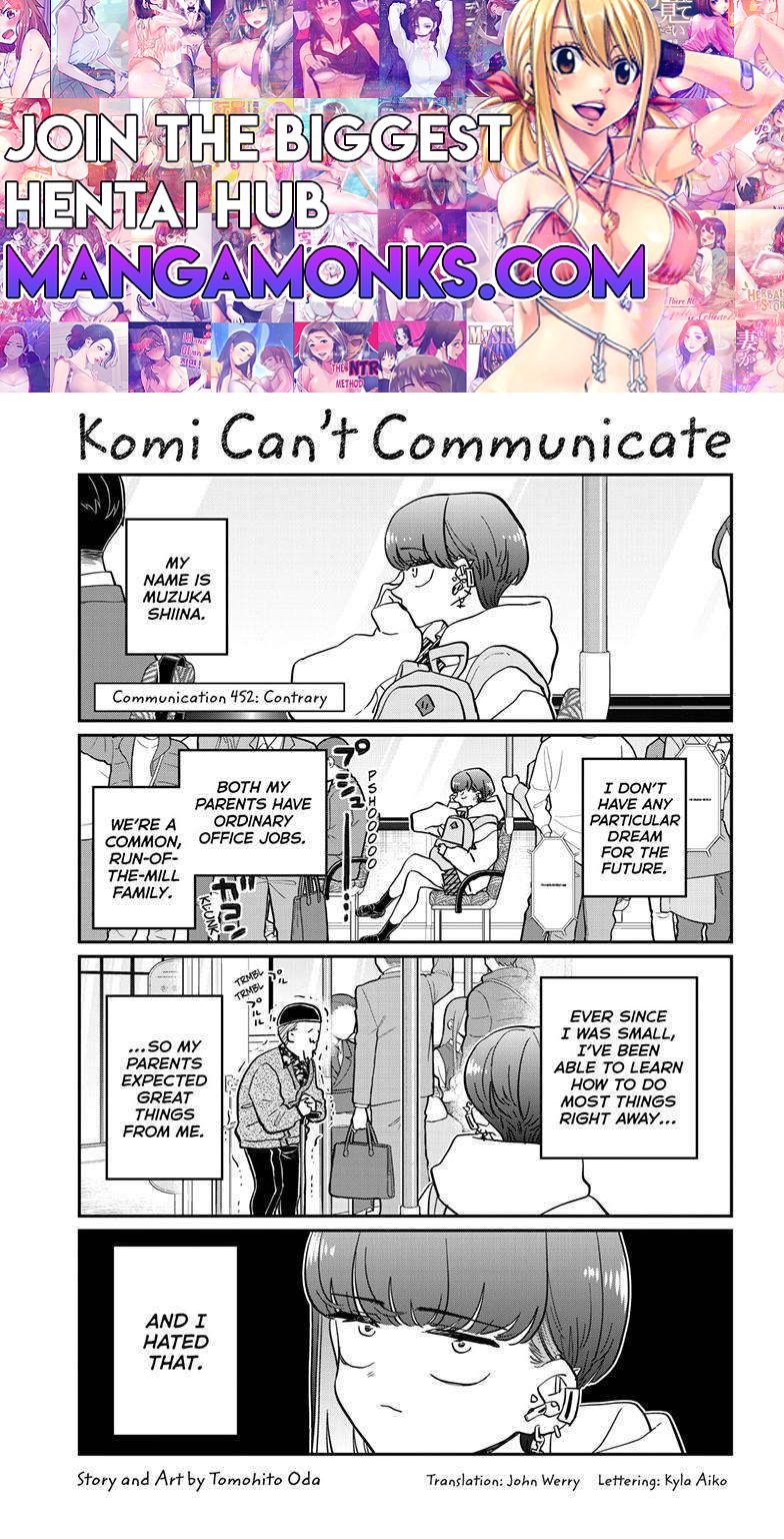 Komi-san wa Komyushou Desu chapter 452 page 1