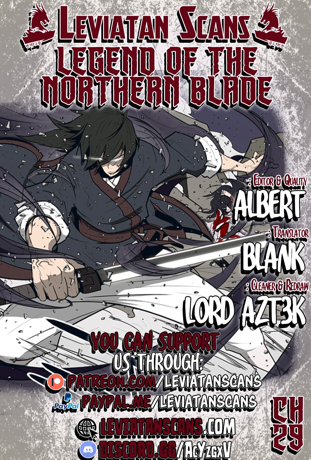 Legend of the Northern Blade chapter 29 page 1
