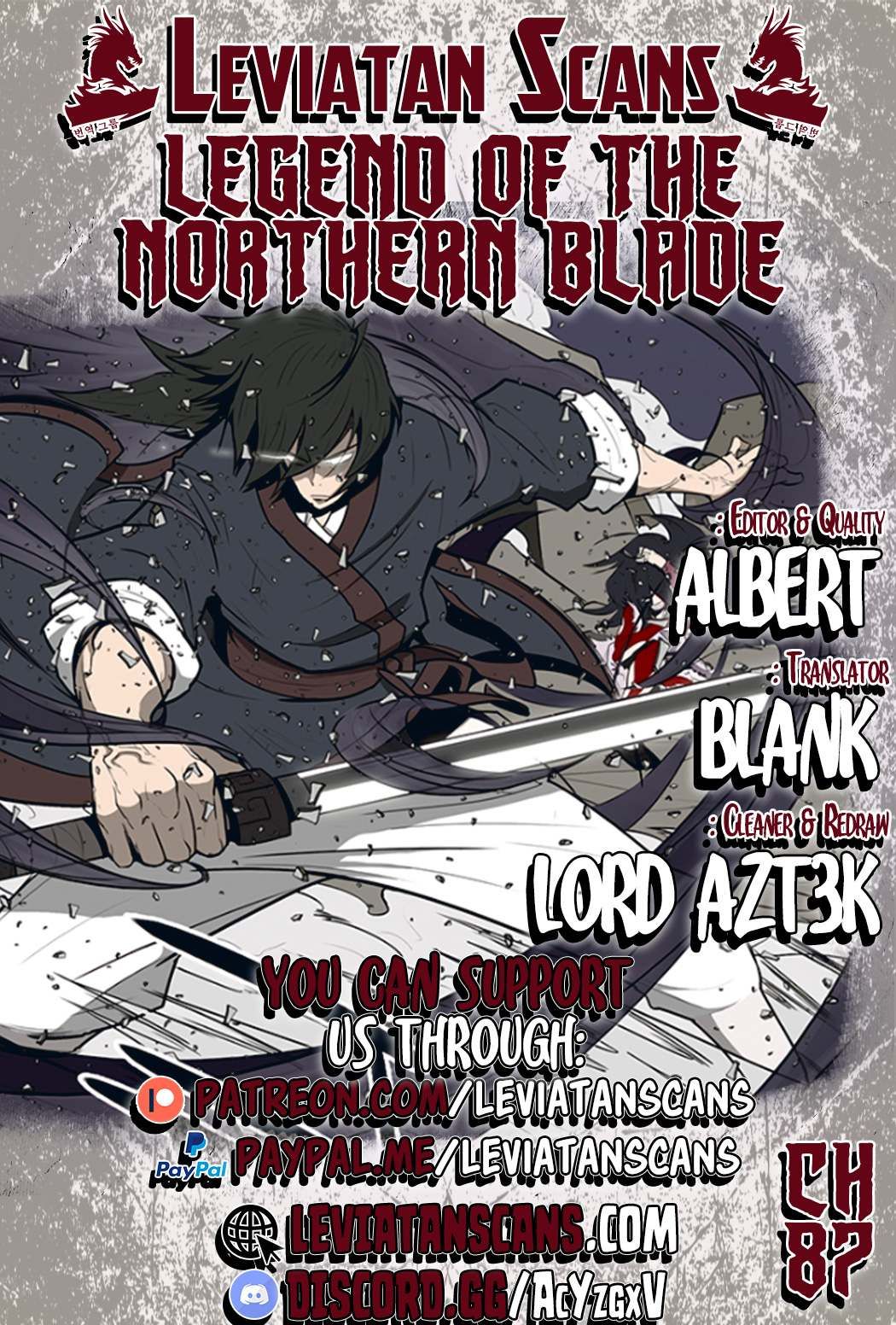 Legend of the Northern Blade chapter 87 page 1