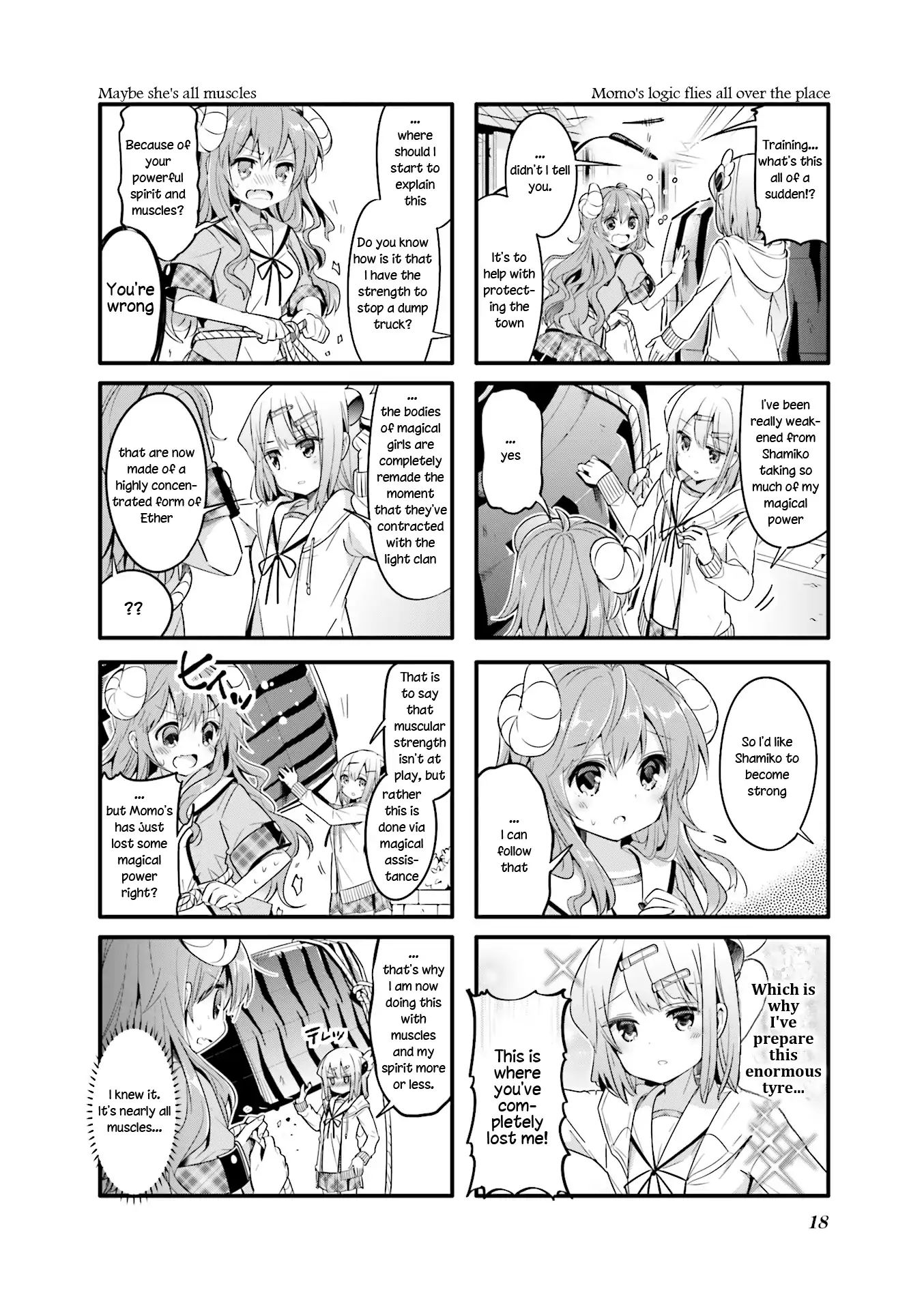 Machikado Mazoku chapter 15 page 2