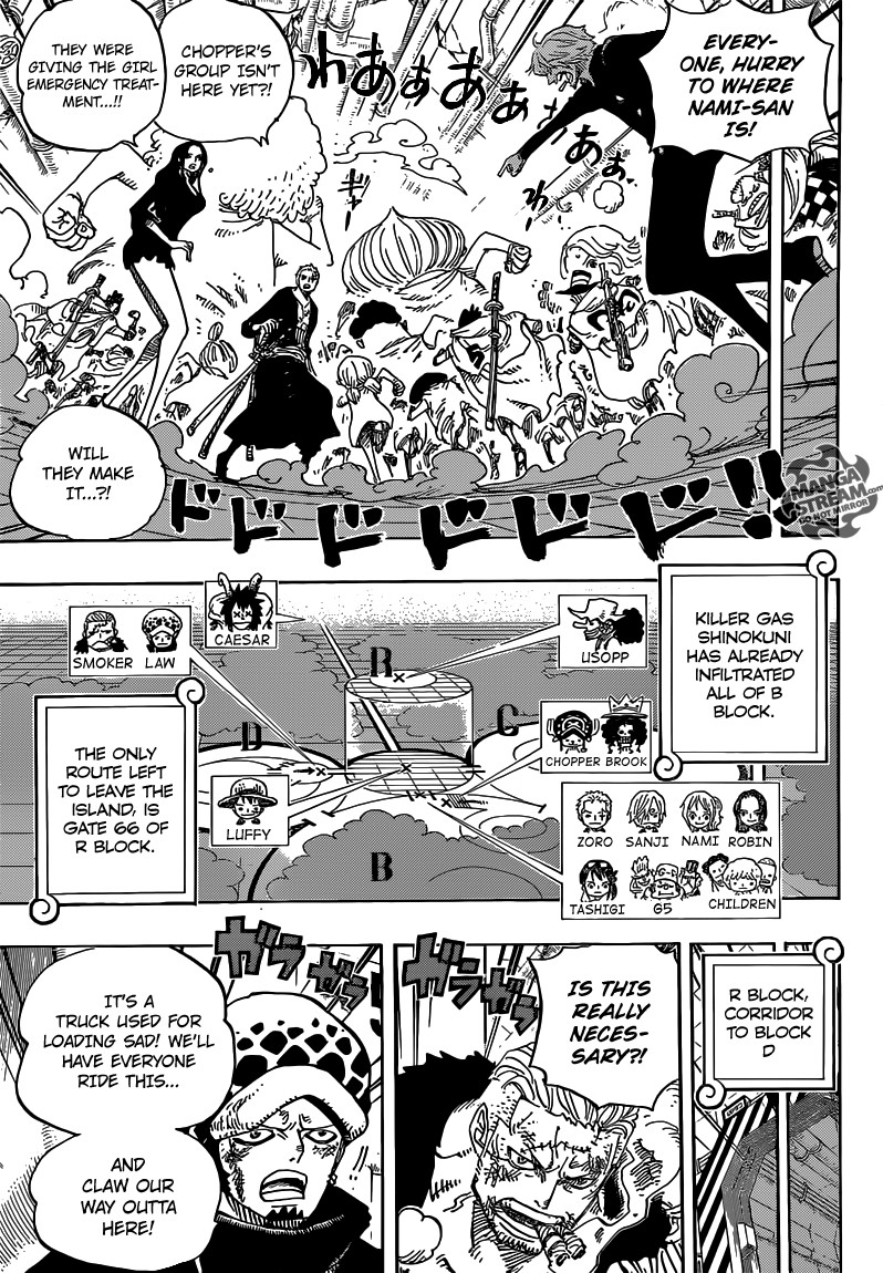 One Piece chapter 692 page 15