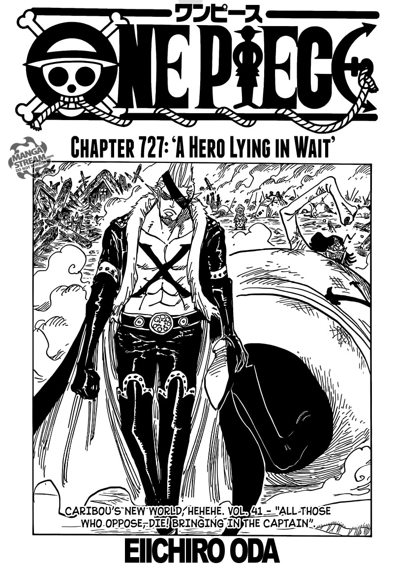 One Piece chapter 727 page 1