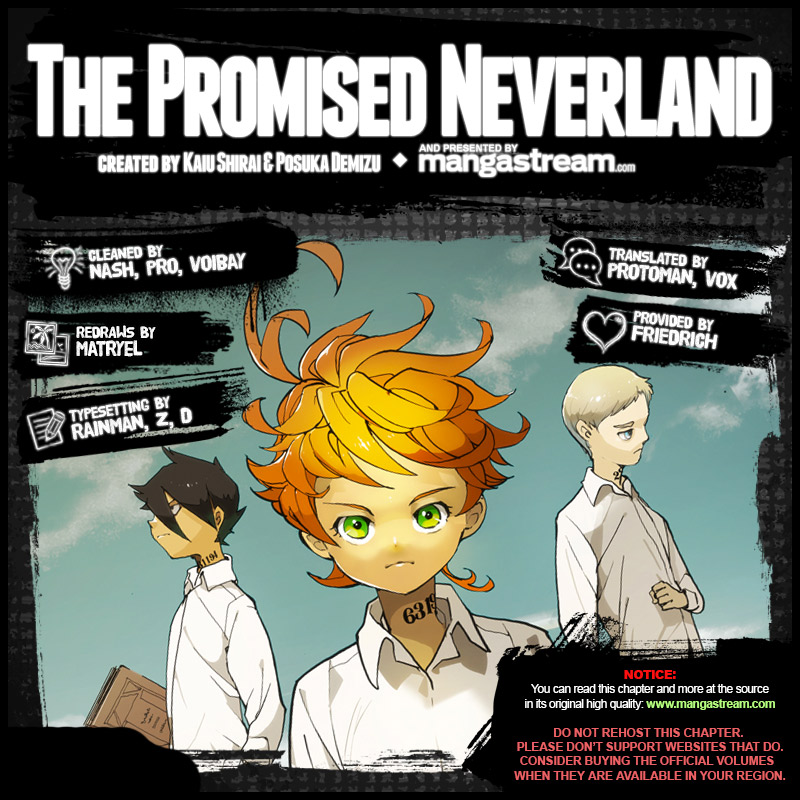 The Promised Neverland chapter 58 page 1