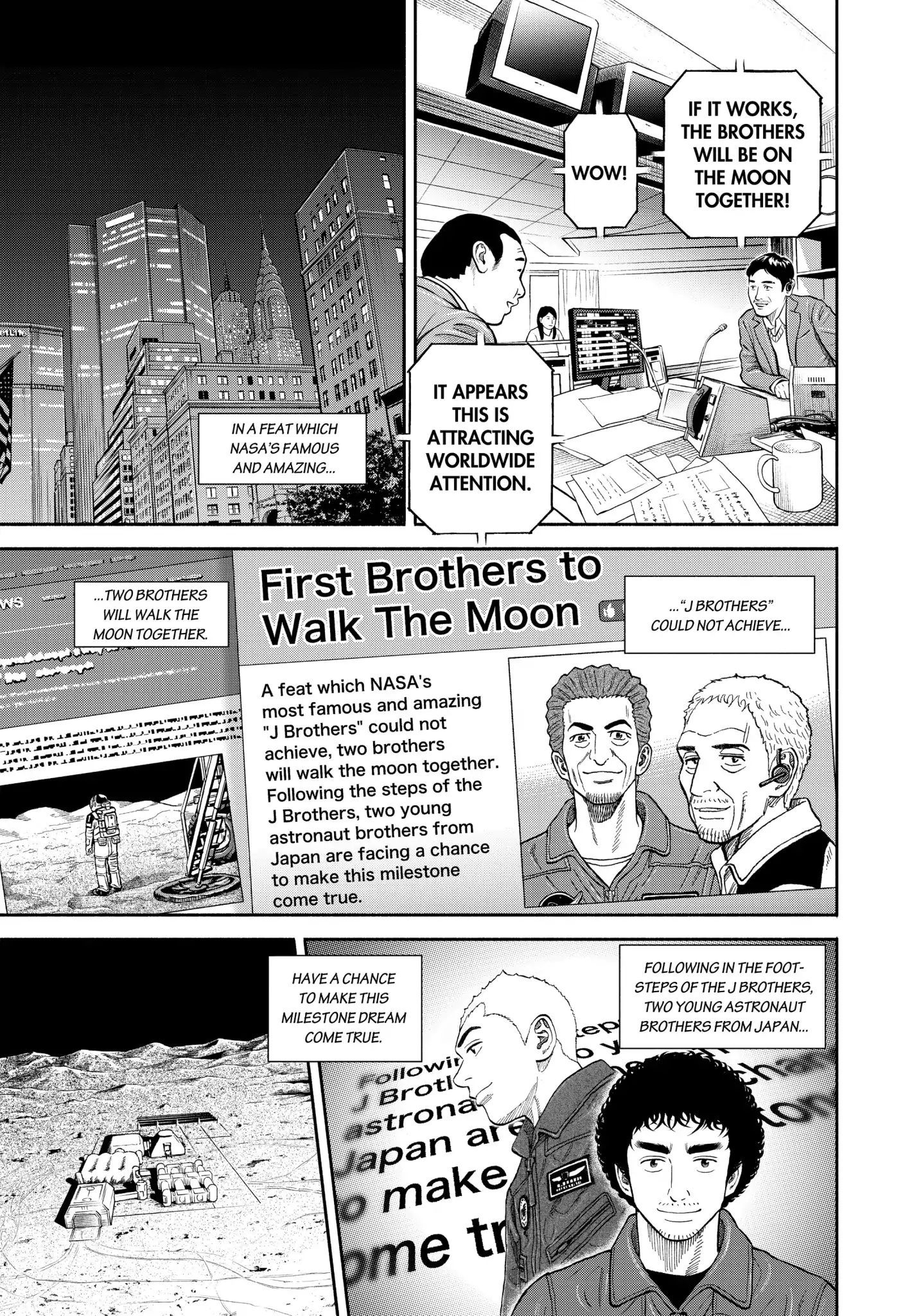Uchuu Kyoudai chapter 342 page 14